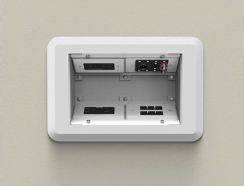 Wiremold Evolution Four Gang Wall Box