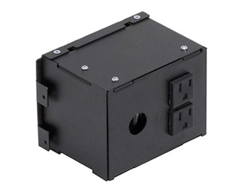 Wiremold InteGreat All Power Table Box, Field Wired, Black