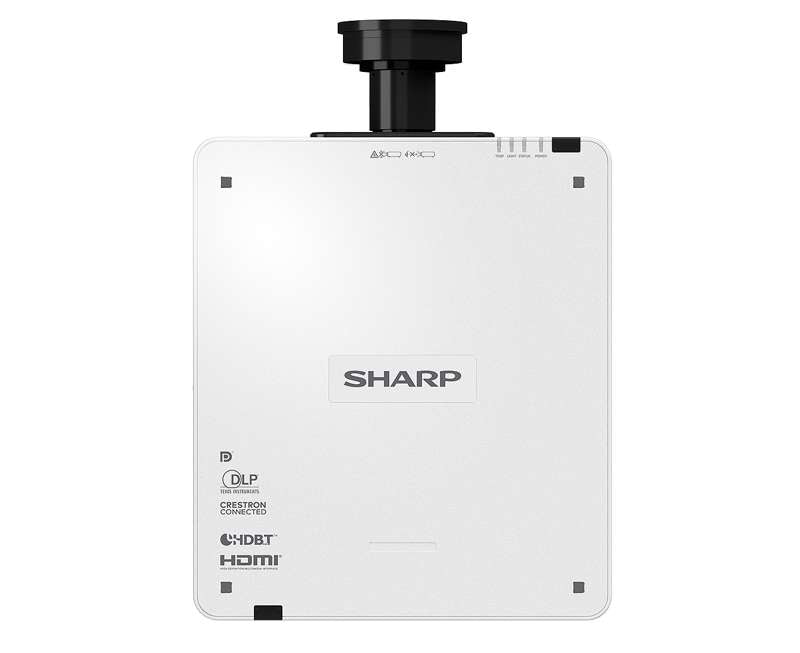 Sharp XP-X141Q 4K UHD 13,500 Lumens Professional Installation Laser Projector, White