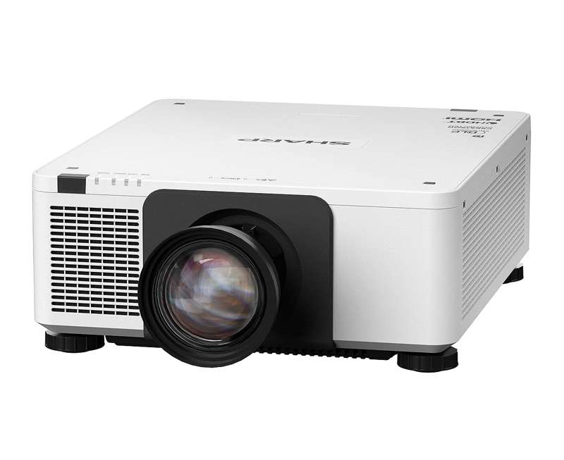 Sharp XP-X141Q 4K UHD 13,500 Lumens Professional Installation Laser Projector, White
