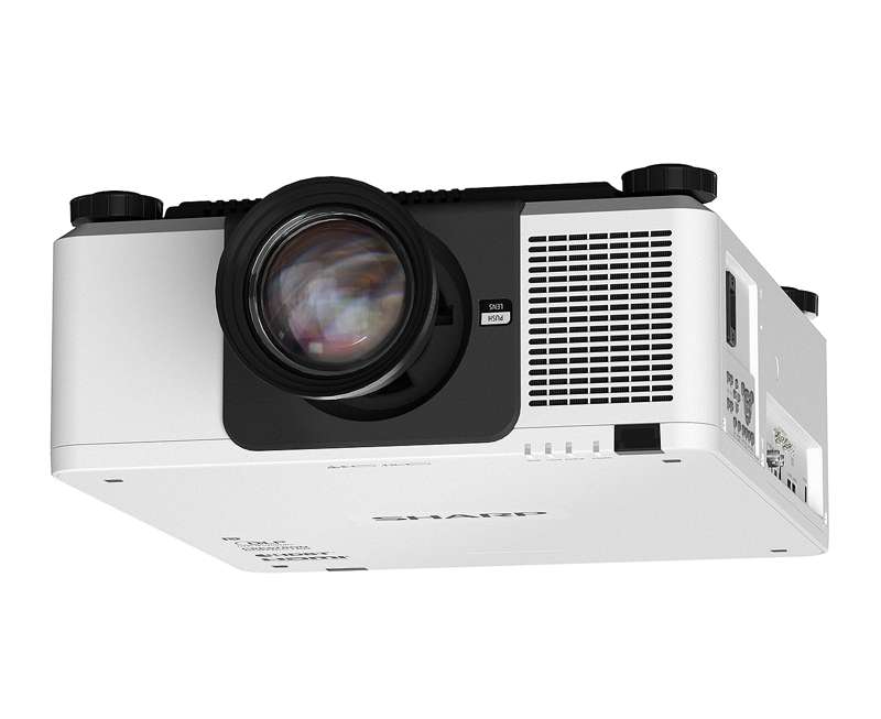 Sharp XP-X141Q 4K UHD 13,500 Lumens Professional Installation Laser Projector, White