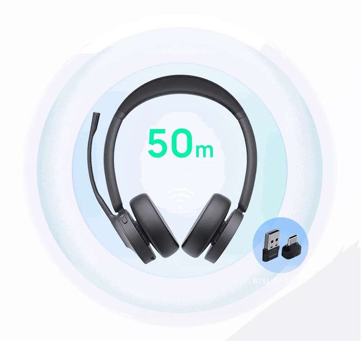 Yealink BH70 Dual with Stand Teams USB-C/A - Teams Headset with Charging Base