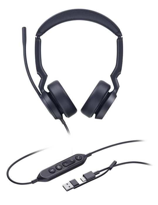 Yealink UH44 Dual Teams USB-C/A Stereo USB Headset for Unified Communications